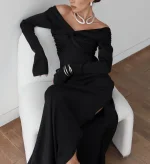 Колье под серебро двойное