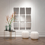 Набор из 2-х кофейных столиков hans, D40 см и D50 см, черный мрамор