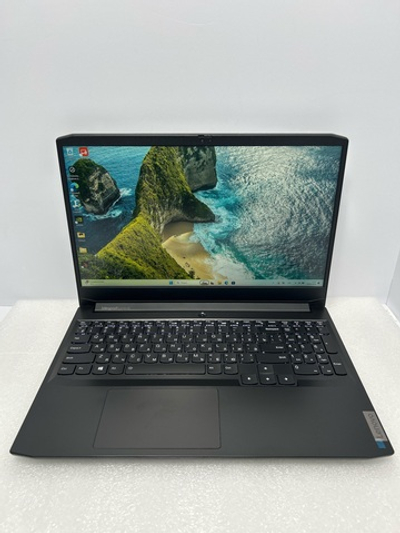 Ноутбук Lenovo IdeaPad Gaming 3 Gen 6 (82K10011RK) 15.6"/Intel Core i5 11300H/RAM 8 GB/SSD 512 GB/nVidia GeForce RTX 3050/1920x1080/IPS 120Hz/DOS/Подсветка кл-ры: LED/Черный. Состояние: Уценка/большой след. на матрице от клавиатуры