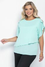 Блуза Магнолия (мятная) Б11050 LT Collection