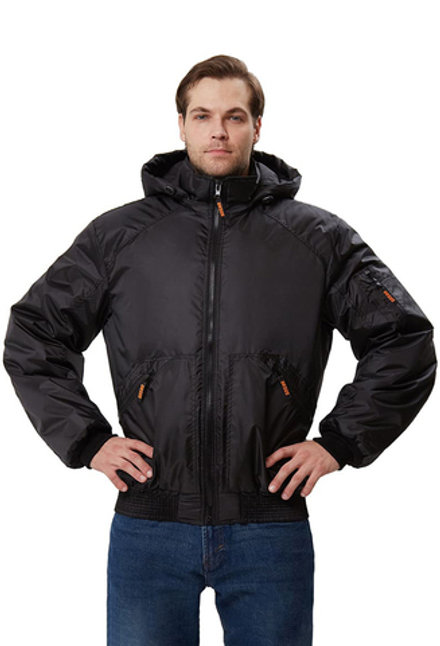 Куртка демисезонная "Бомбер" цв.черный