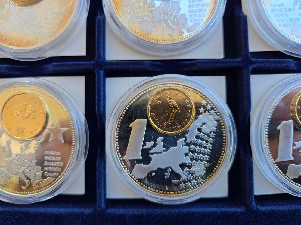 Europe. Set of 12 Medals — The Forthcoming New Euro Countries: A Collector’s Must-Have!