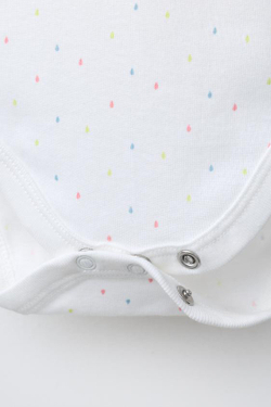 ZARA НАБОР ИЗ ПЯТИ БОДИ С КАПЛЯМИ И ПОЛОСКАМИ, РАЗНОЦВЕТНЫЙ