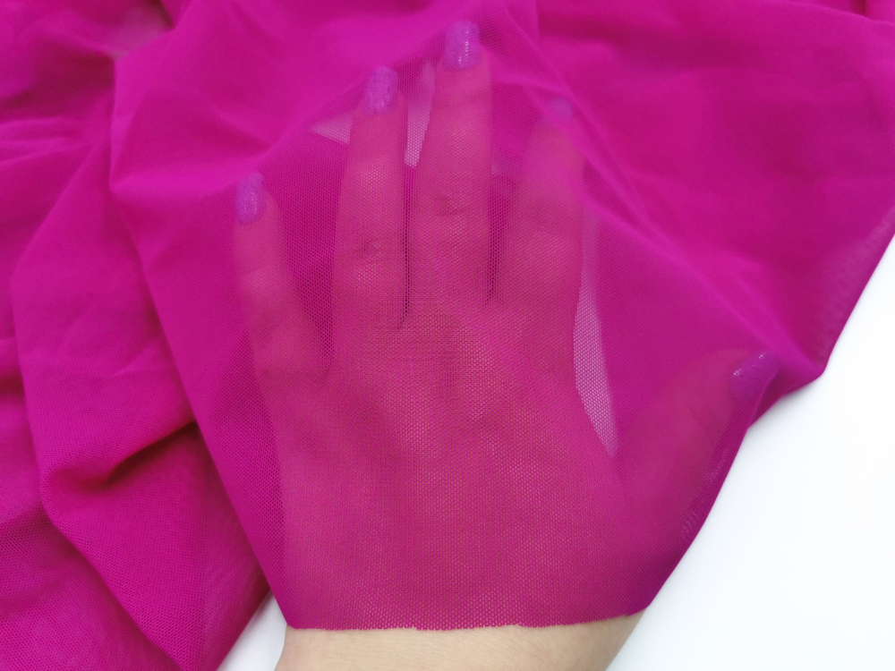 Эластичная сетка, премиум-класс, фуксия, 80 г/м2, Lauma (Арт: ES-1678)