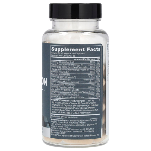 Eu Natural, Conception for Him, средство для бесплодия, 60 вегетарианских капсул