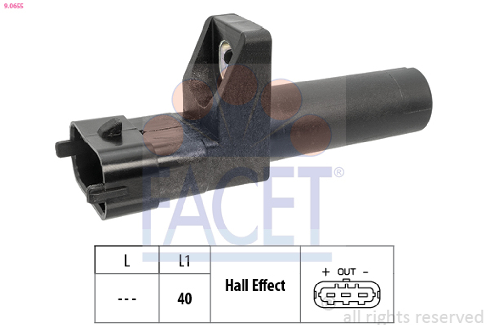 FACET - 90655-FAC - Sensor, crankshaft pulse