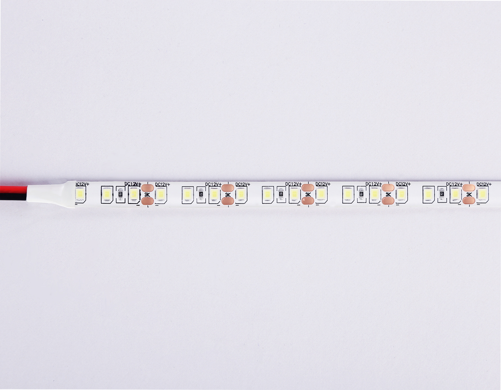GS1103 2835 120Led/ 9.6W m/ 12V IP20 6500K/ 5000*8*1.2mm (2 конт.)