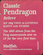 Pendragon / Believe (2LP)