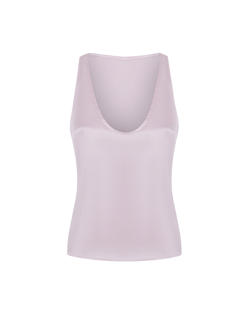 Топ из шелка с глубоким вырезом