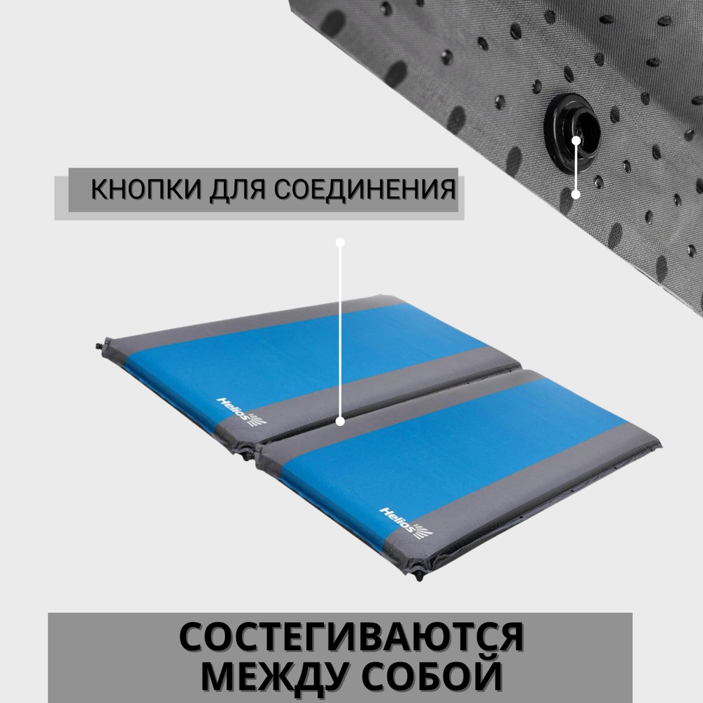 Коврик самонадувающийся Helios HS-010W (195x90x10 см)