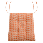 Подушка на стул из хлопка с графичным принтом Колосья russian north, 40х40х4 см