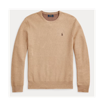 Фактурный хлопковый свитер с круглым вырезом Polo Ralph Lauren