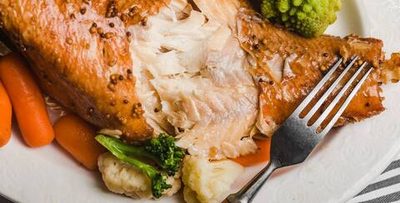 Окунь морской в медово-горчичном маринаде