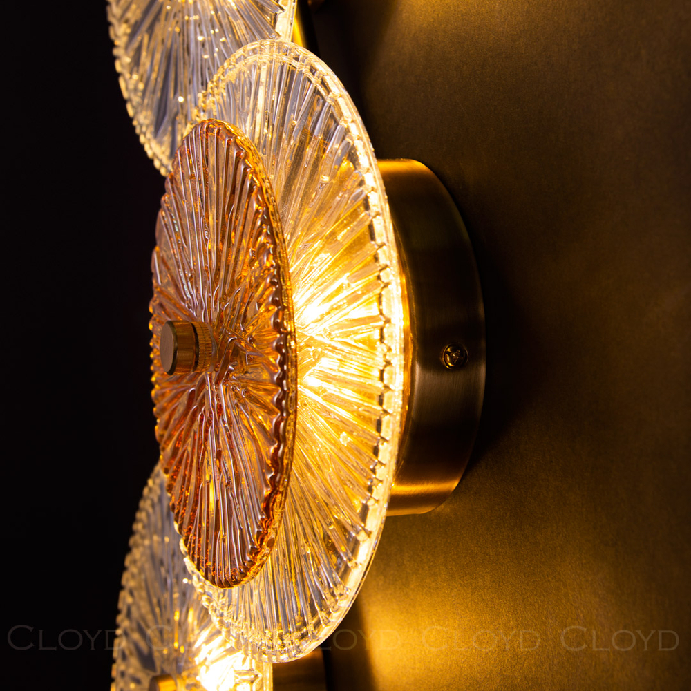 Бра Cloyd HELION-A W4 / выс. 62 см - латунь (арт.20160)