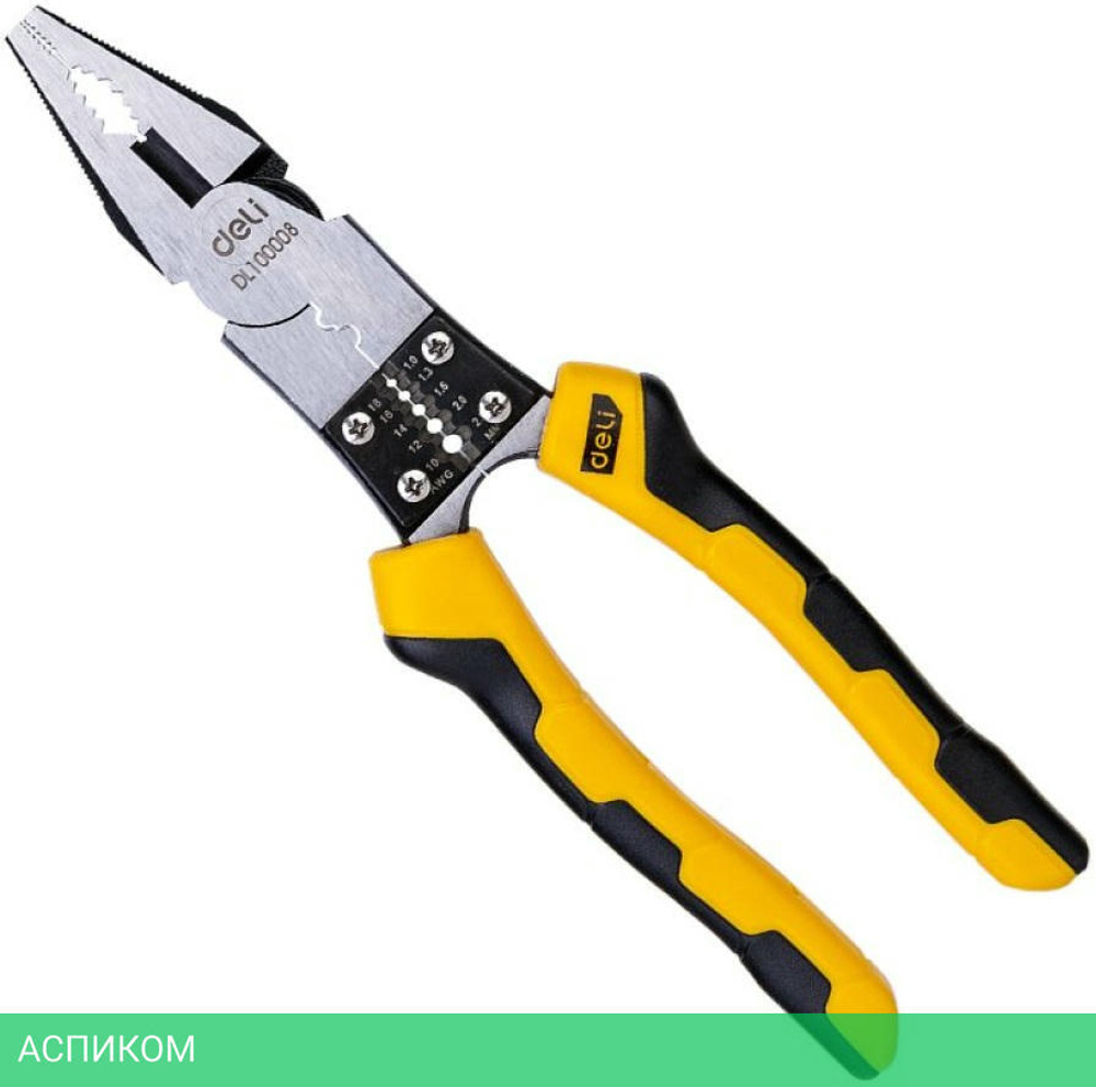 Плоскогубцы Deli DL100008