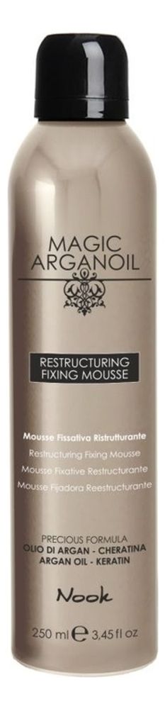NOOK Восстанавливающий мусс для укладки волос средней фиксации &quot;Магия Арганы&quot; -Restructuring Fixing Mousse , 250 мл