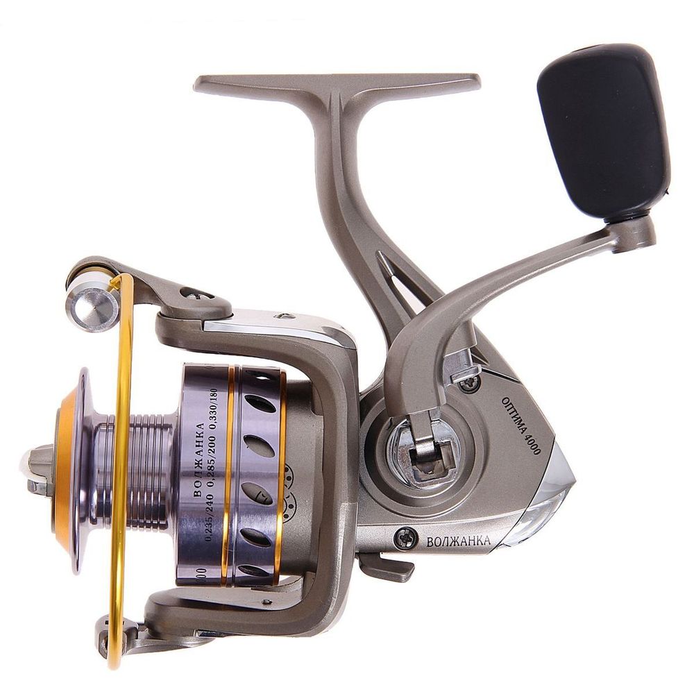 Волжанка Оптима 4000 катушка б/ин (5+1 подш) 0.235мм/240м