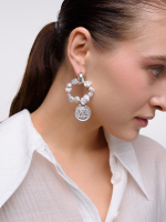 Серьги "Cereals" Silver