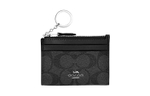 COACH Skinny Id Case Artificial Leather Document Wallet, Card Holder Regular Women"s Black
