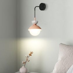 Настенный светильник POMPON WALL Grey Pink