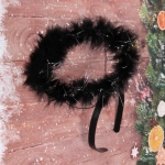 Ободок карнавальный «Нимб», черный