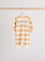 Комбинезон / Cлип для малышей Next E19-554, 3 шт., Бежевый, Серый