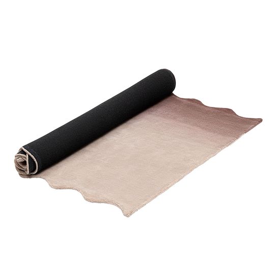 Ковер из шерсти over horizon цвета марсала из коллекции trendy ruffles, 180х230 см