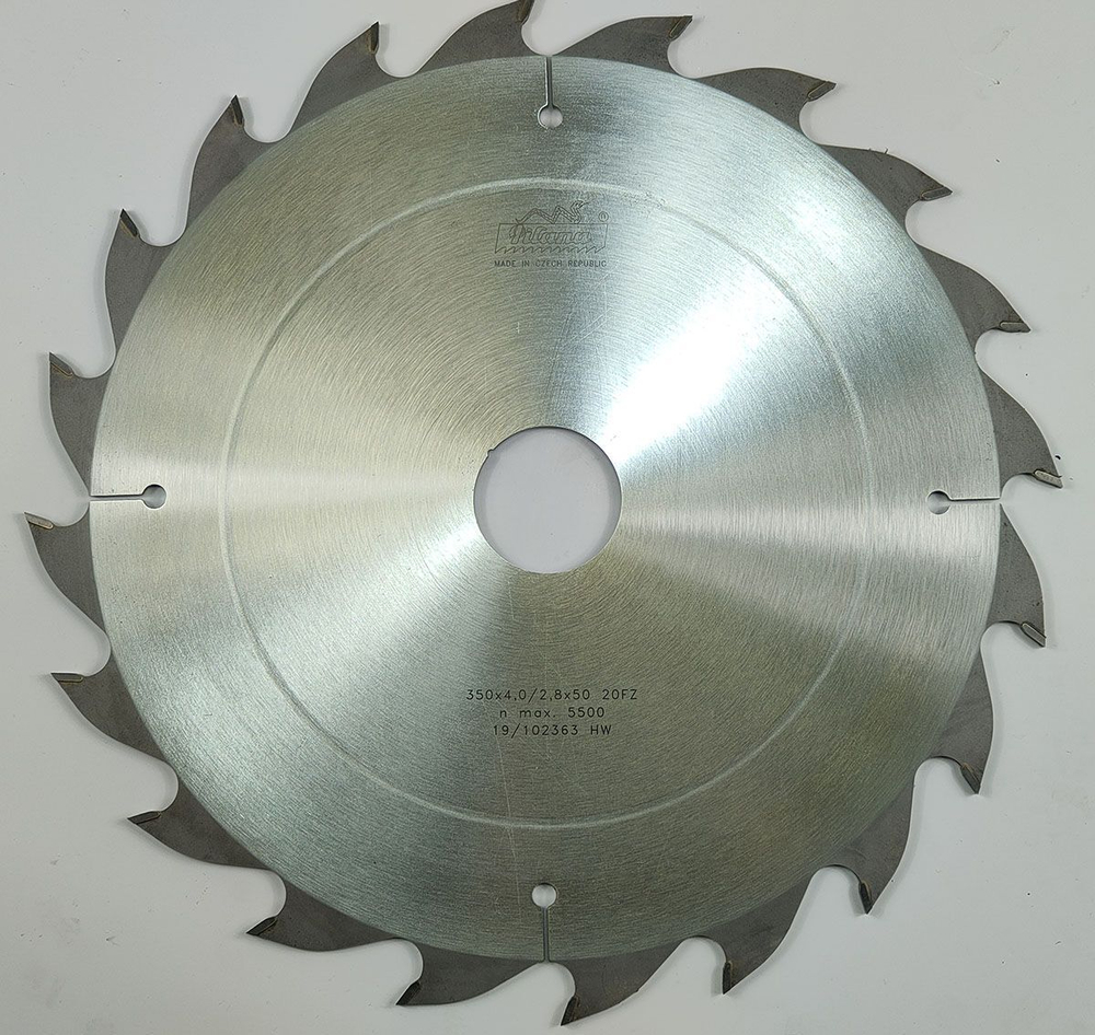 Пила дисковая TCT "Pilana" 350x4.0/2.8x50 z20 80-50 FZ