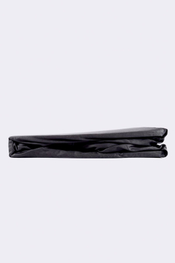 Сатиновая простынь на резинке EcoCotton 120х200 | темно-серая