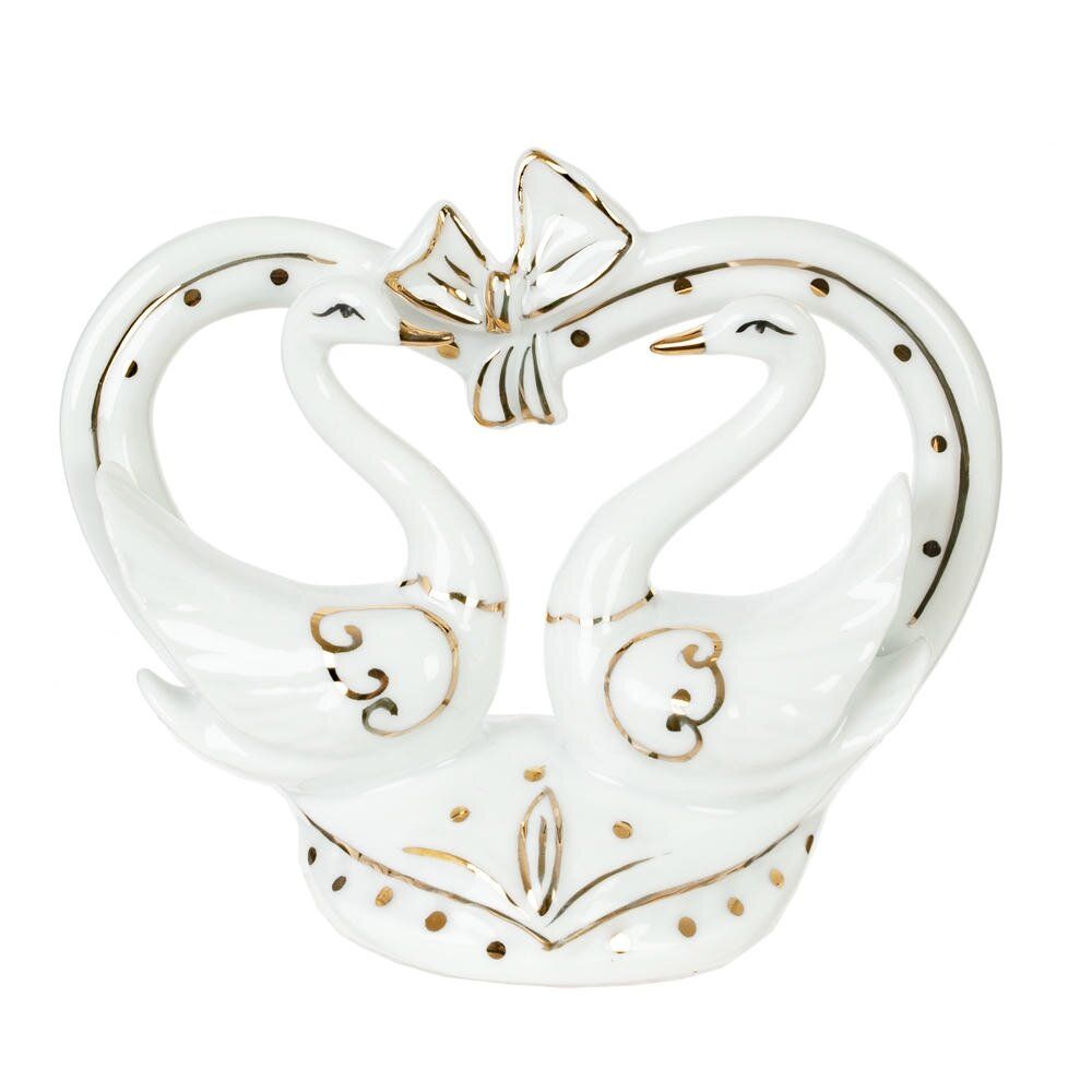 GAEM Фигурка декоративная "Лебеди", L10 W4,5 H8,5 см