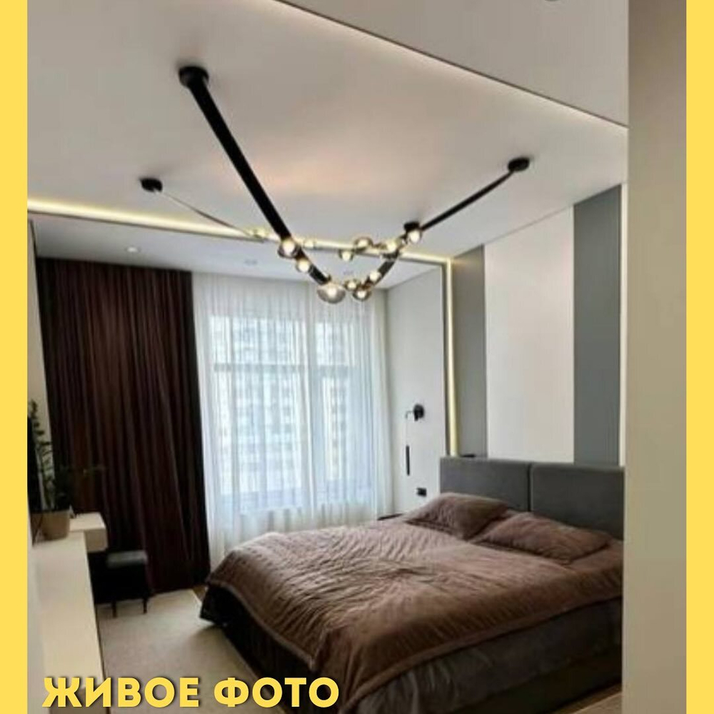 Стильная люстра на кожаном ремешке ✨