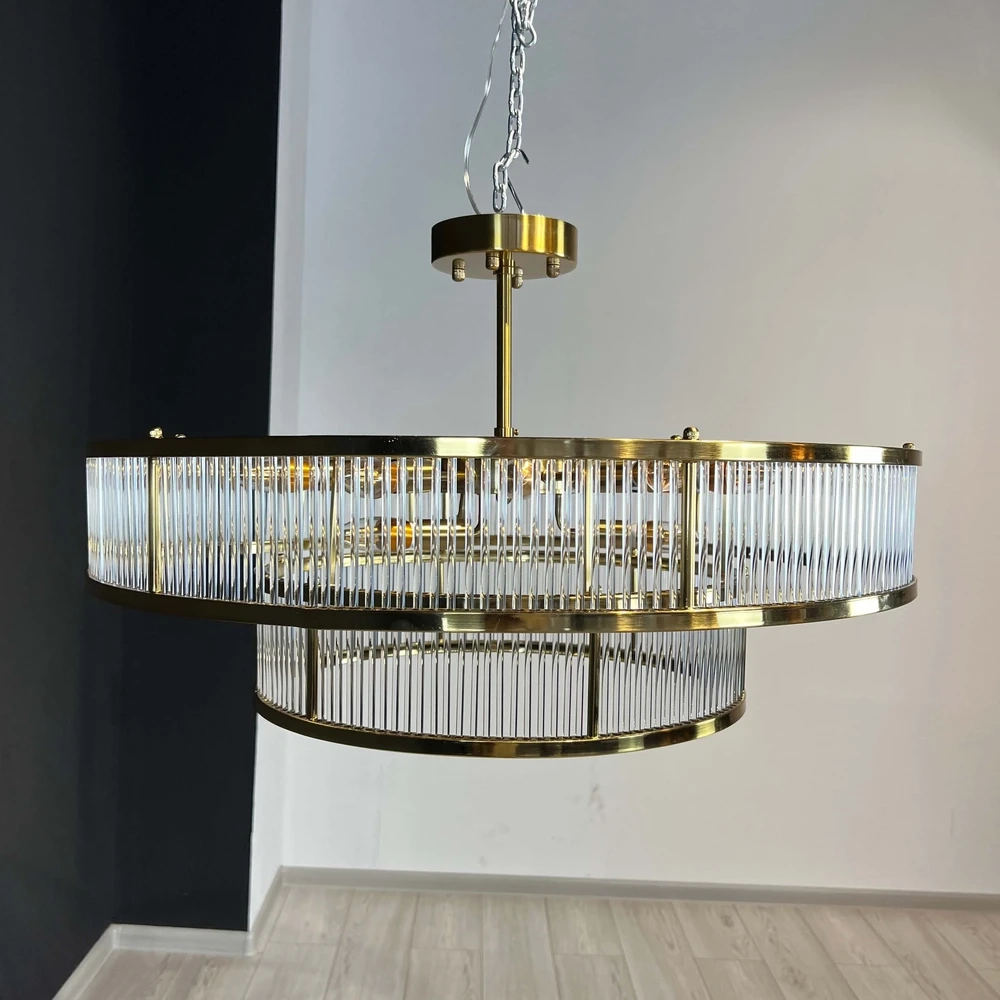 Люстра на штанге Imperiumloft RH MARAIS ROUND CHANDELIER 147903-22