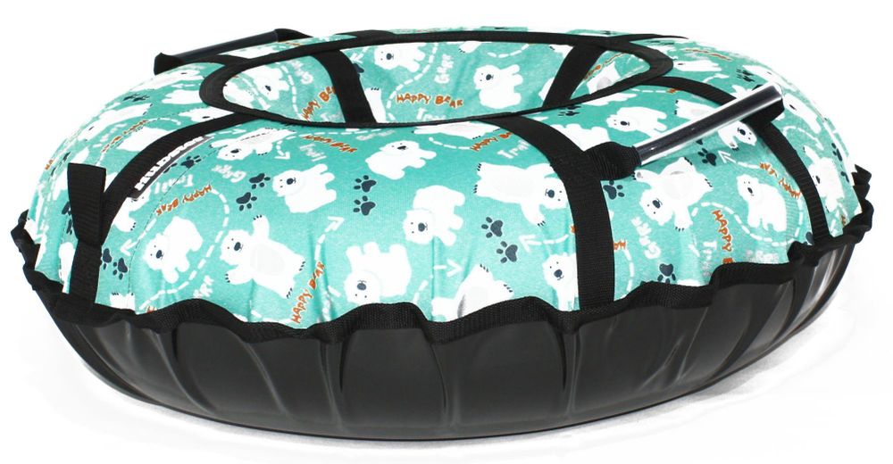 Тюбинг Hubster Люкс Pro Мишки бирюзовые