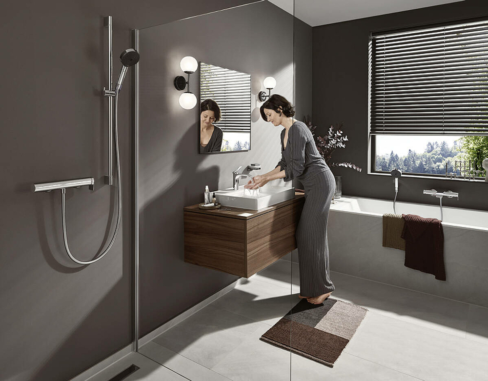 Смеситель для душа Hansgrohe Vivenis 75620700 белый матовый