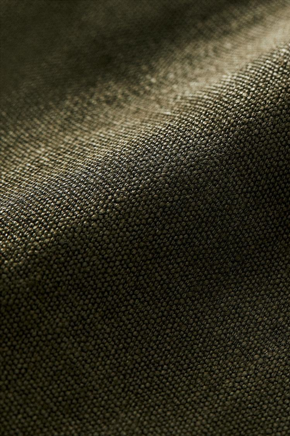 ZARA HOME ЛЬНЯНАЯ САЛФЕТКА, ХАКИ