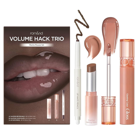 Romand Volume Hack Trio Mocha Mousse Set