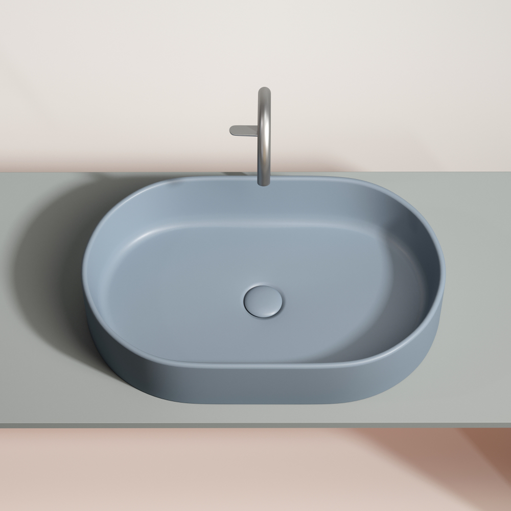 Раковина Ceramica Nova Element 60 см CN6048MHL серо-голубая