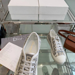 Женские кеды Walk'n'Dior Dior с светло - серой вышивкой