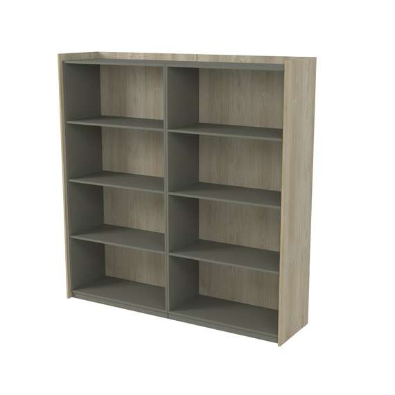 15ШДС.1807 Шкаф высокий, двусоставный (1768*460*1828)