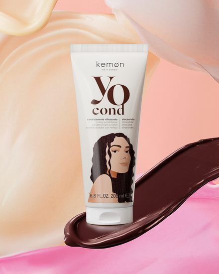 Кондиционер Шоколад для придания блеска и цвета с кислым pH YO COND, Cioccolato
