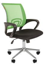 Офисное кресло CHAIRMAN 696 хром, ткань TW/сетчатый акрил