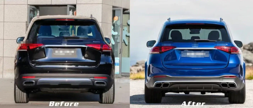 Обвес для Mercedes-Benz W167 2020+ в стиле GLE63 AMG АМГ Мерседес Бенц ГЛЕ класс