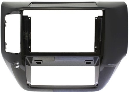 Магнитола для Nissan Patrol Y61 2004-2010 (рамка черная глянцевая) - Teyes LUX ONE 360 монитор 12.3" 2K QLED на Android 10, 6Гб+128Гб, CarPlay, 4G SIM-слот, 4 камеры в комплекте