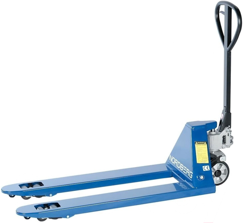 Тележка складская гидравлическая 3т с резиновыми колесами NORDBERG N3902-30R