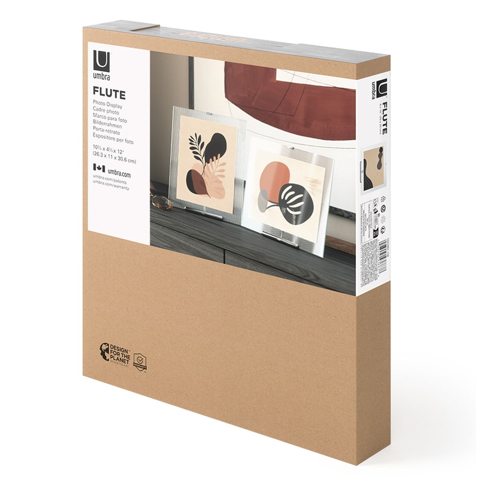 Фоторамка flute, 26х30 см, хром