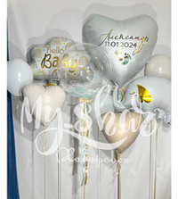 Набор на Выписку Мальчика 16 бело-золотой