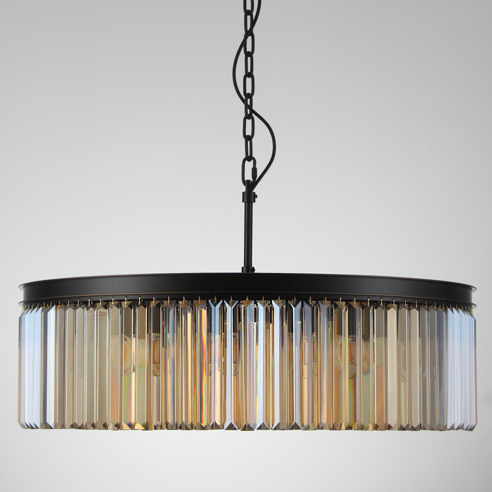 Citilux Мартин CL332162 Люстра хрустальная подвесная Шампань