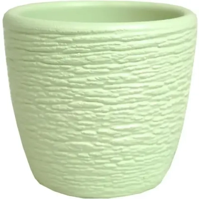 Горшок керамический Гнездо зеленый крокус mini