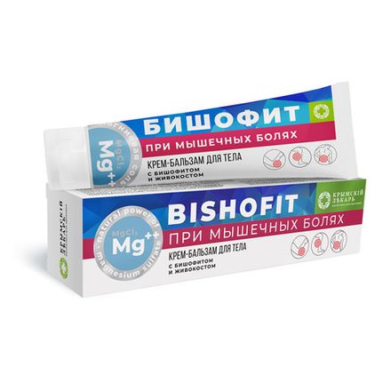 Бишофит Крем-бальзам для тела "При мышечных болях" с живокостом