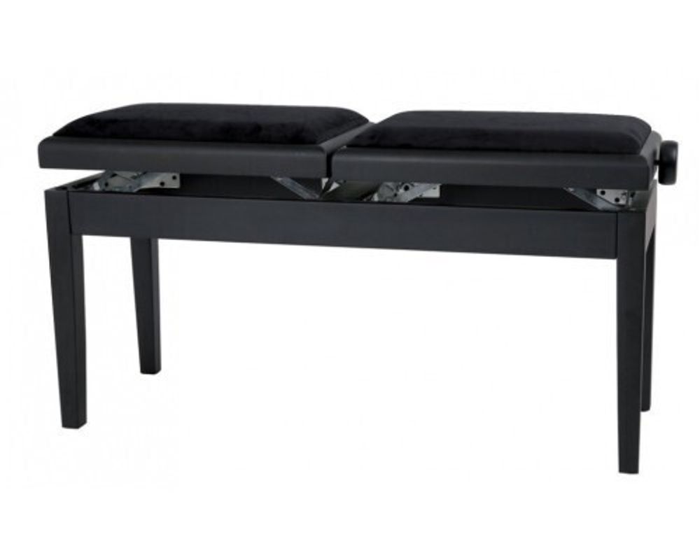 GEWA Piano bench Deluxe Double Black highgloss банкетка для пианино двойная